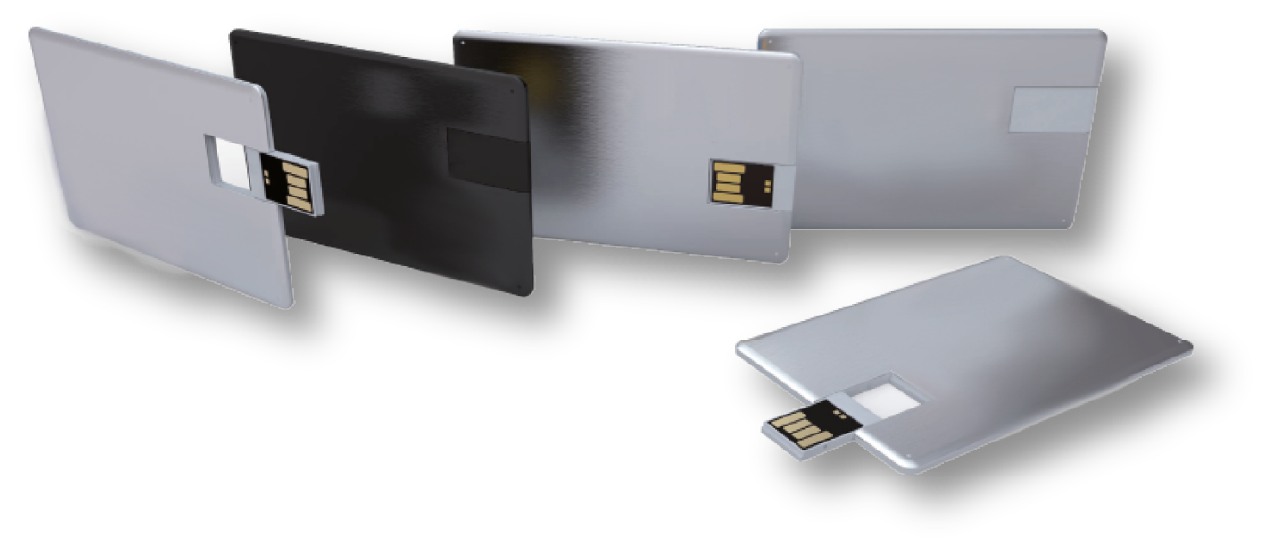 Clé USB en forme dune carte de crédit blanc 100 exemplaires
